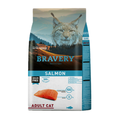 Bravery Salmón – Alimento para gatos adultos
