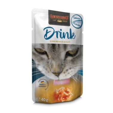 Leonardo Drink Salmón x 40gr – Alimento Gatos Adultos